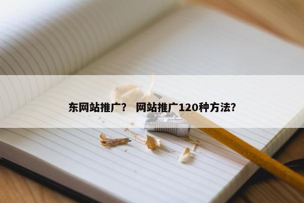东网站推广？ 网站推广120种方法？
