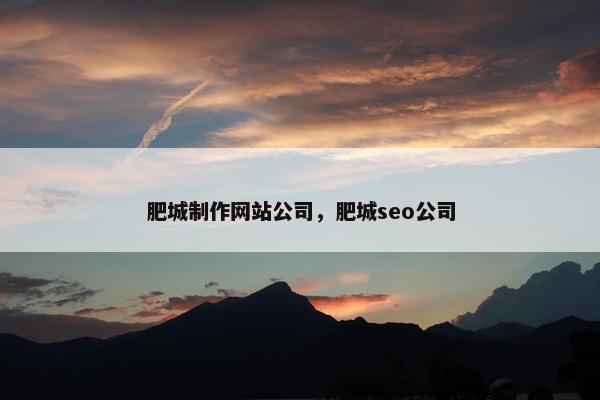 肥城制作网站公司，肥城seo公司