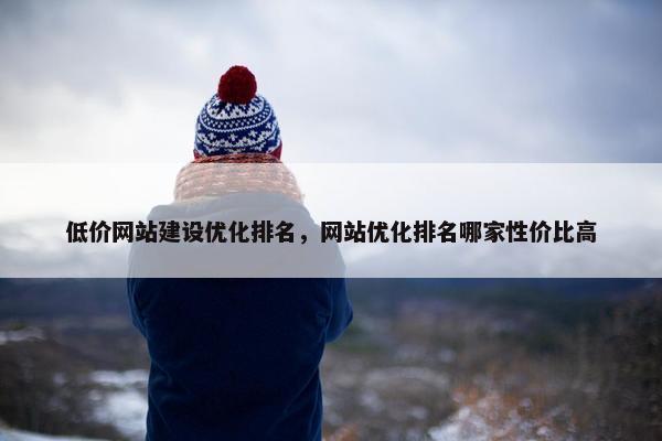 低价网站建设优化排名，网站优化排名哪家性价比高