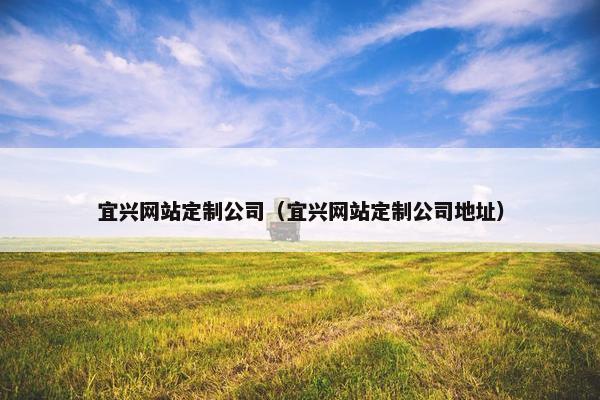 宜兴网站定制公司（宜兴网站定制公司地址）
