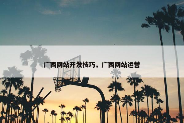 广西网站开发技巧，广西网站运营