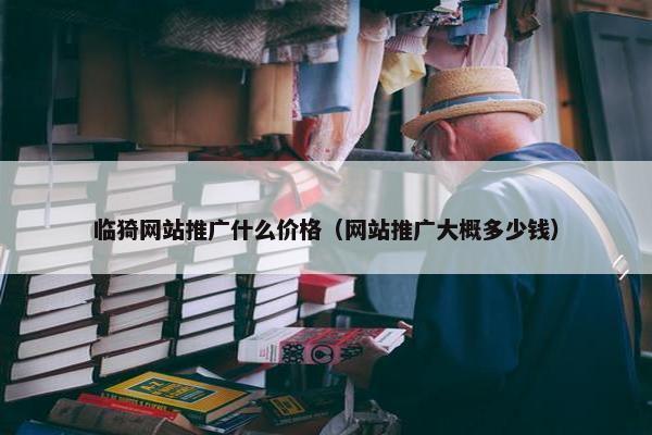 临猗网站推广什么价格（网站推广大概多少钱）
