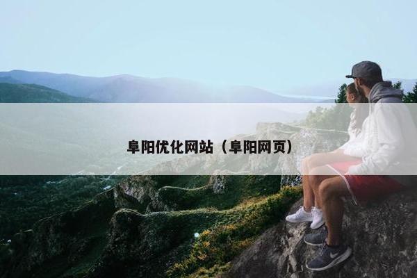 阜阳优化网站（阜阳网页）