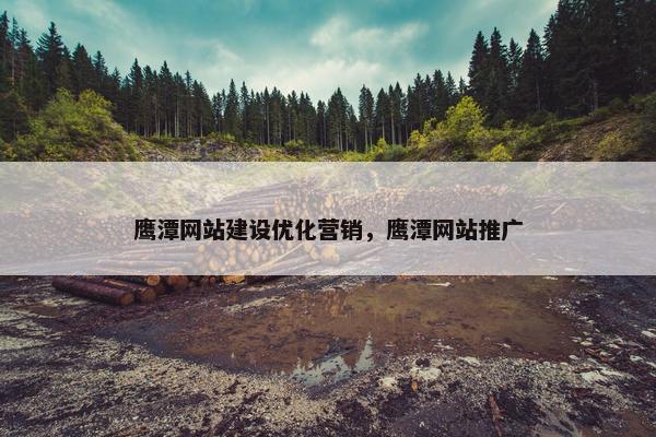 鹰潭网站建设优化营销，鹰潭网站推广