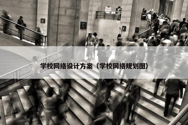 学校网络设计方案（学校网络规划图）