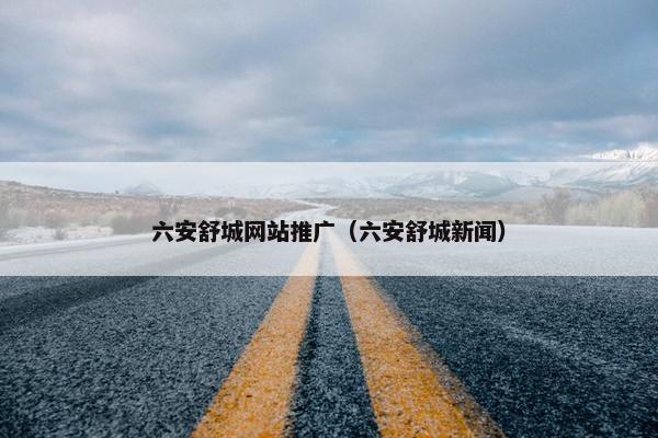 六安舒城网站推广（六安舒城新闻）