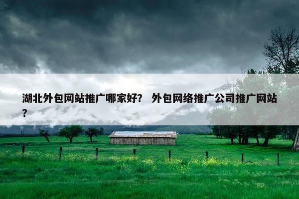 湖北外包网站推广哪家好？ 外包网络推广公司推广网站？