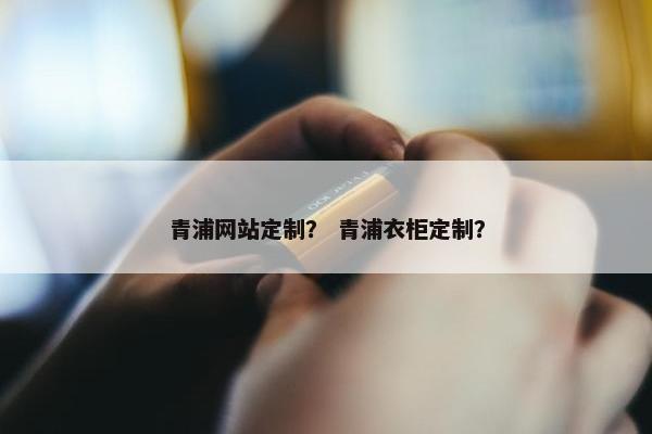 青浦网站定制？ 青浦衣柜定制？