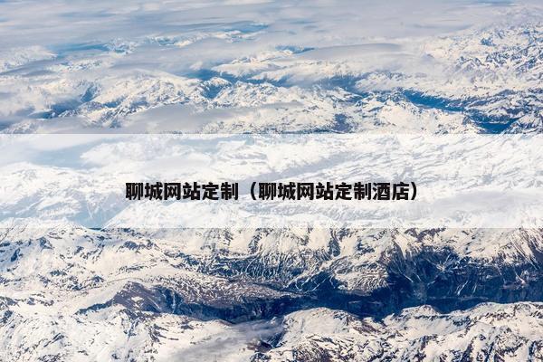 聊城网站定制（聊城网站定制酒店）