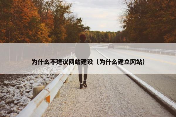 为什么不建议网站建设（为什么建立网站）