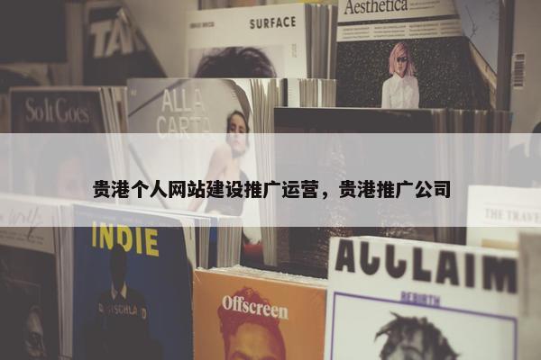 贵港个人网站建设推广运营，贵港推广公司