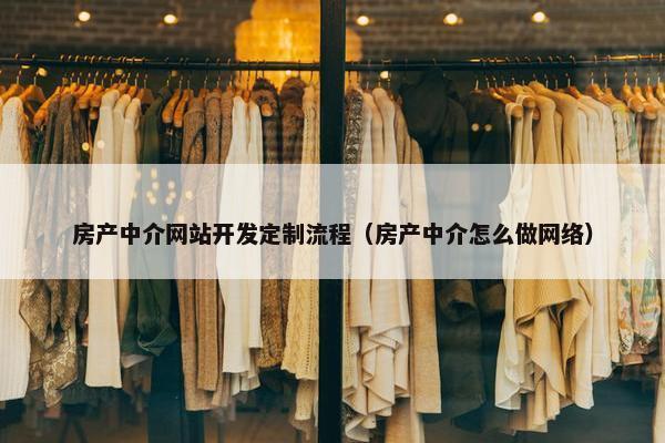 房产中介网站开发定制流程（房产中介怎么做网络）