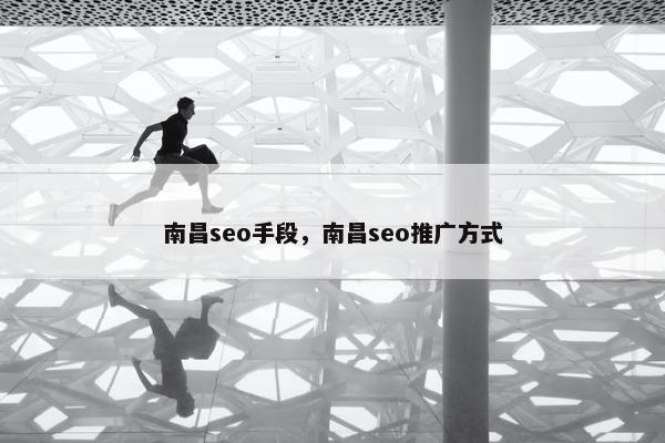 南昌seo手段，南昌seo推广方式