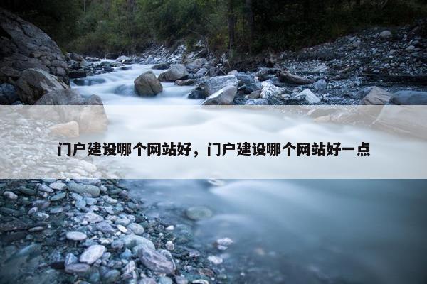 门户建设哪个网站好，门户建设哪个网站好一点