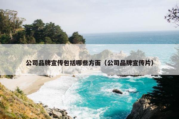 公司品牌宣传包括哪些方面（公司品牌宣传片）