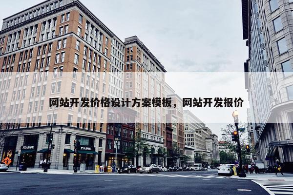 网站开发价格设计方案模板，网站开发报价