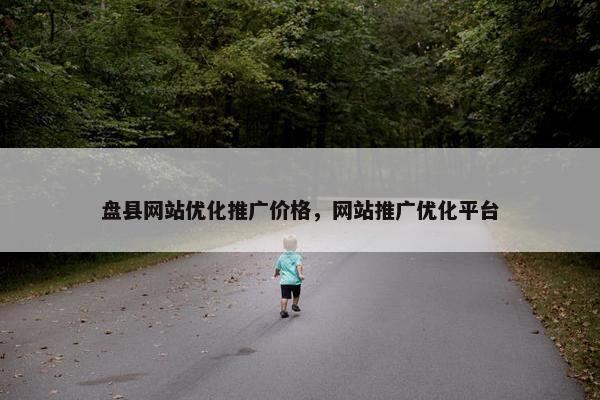 盘县网站优化推广价格，网站推广优化平台