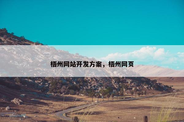 梧州网站开发方案，梧州网页
