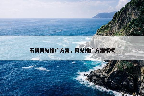 石狮网站推广方案，网站推广方案模板