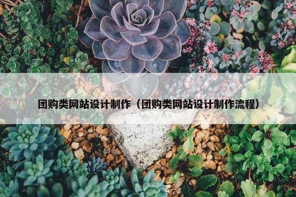 团购类网站设计制作（团购类网站设计制作流程）