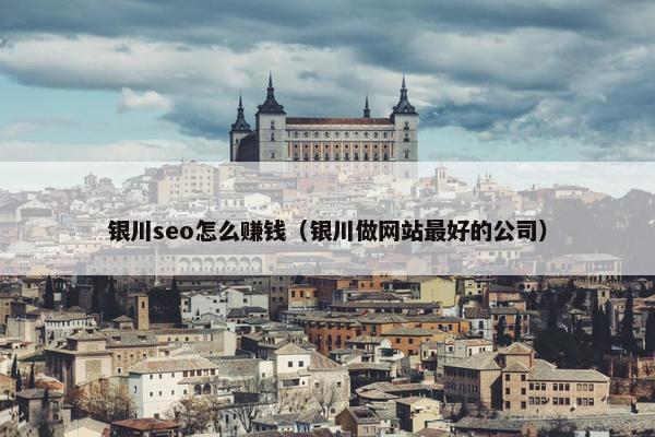 银川seo怎么赚钱（银川做网站最好的公司）