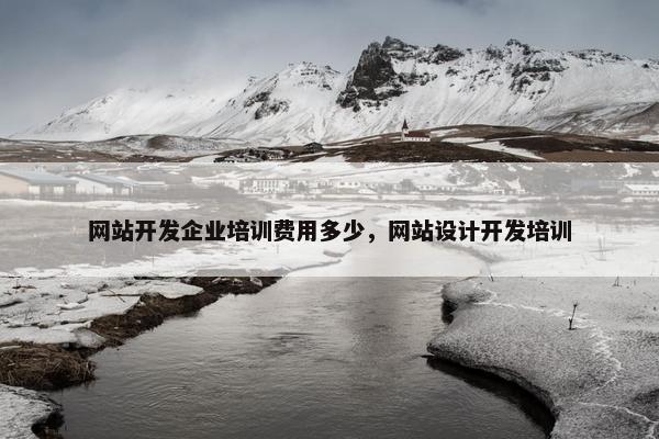 网站开发企业培训费用多少，网站设计开发培训