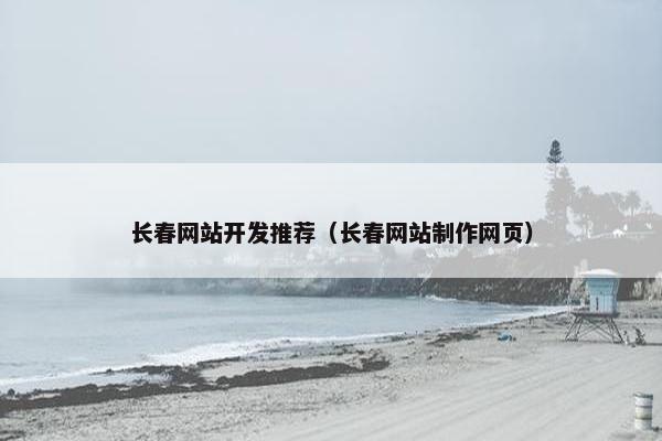 长春网站开发推荐（长春网站制作网页）