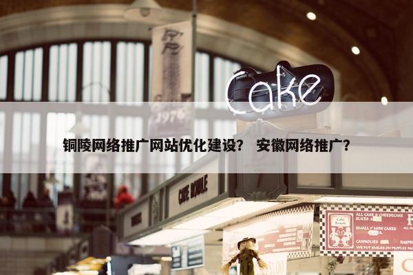 铜陵网络推广网站优化建设？ 安徽网络推广？