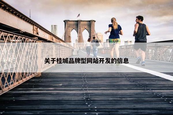 关于桂城品牌型网站开发的信息