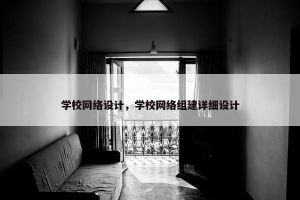 学校网络设计，学校网络组建详细设计
