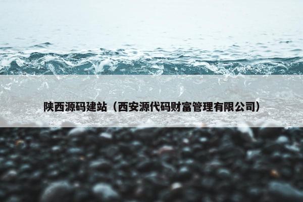 陕西源码建站（西安源代码财富管理有限公司）