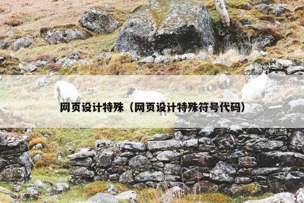 网页设计特殊（网页设计特殊符号代码）