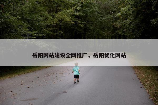 岳阳网站建设全网推广，岳阳优化网站